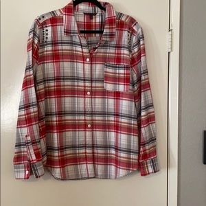 Red, Tan black and grey Victoria Secret Flannel